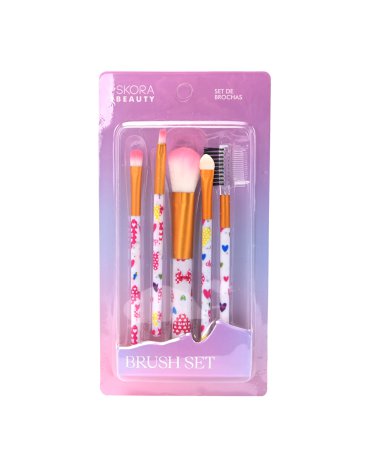 Set brochas de maquillaje x5u - SKORA