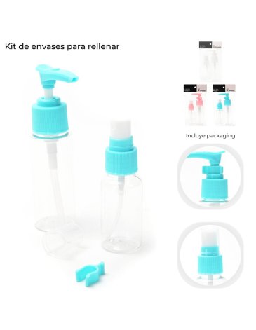 Kit de envases para rellenar x2u SKORA