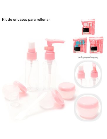 Kit de envases para rellenar x5u SKORA