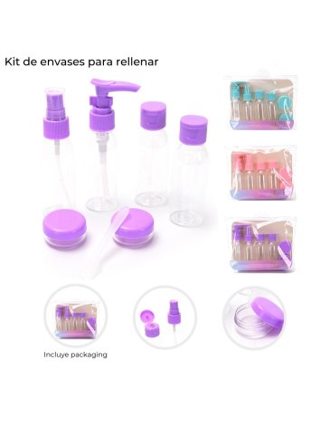 Kit de envases para rellenar x6u SKORA