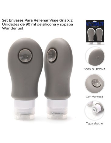 Set envases para rellenar 90 ML WANDERLUST