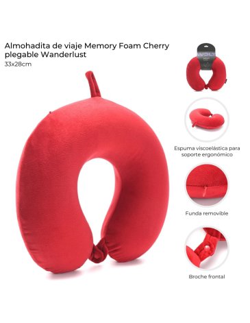 Almohada de Viaje Memory WANDERLUST