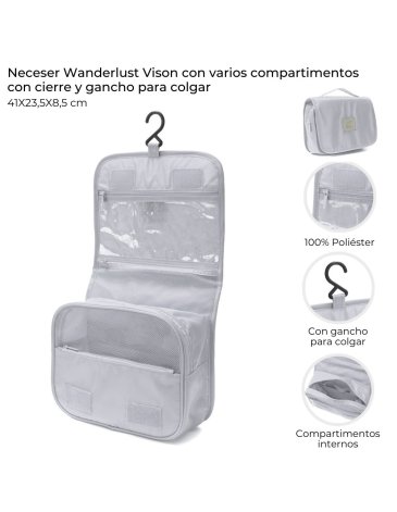 Neceser con varios compartimientos WANDERLUST