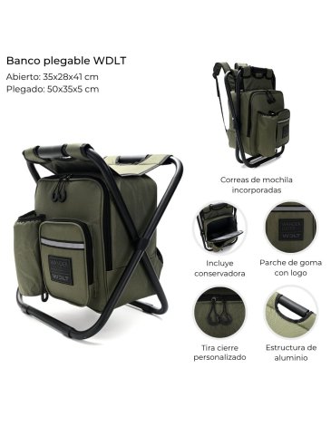 Banco plegable con Mochila conservadora WANDERLUST