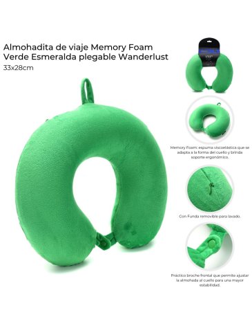 Almohadita de viaje Memory Foam WANDERLUST