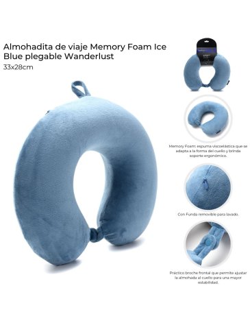 Almohadita de viaje Memory Foam WANDERLUST