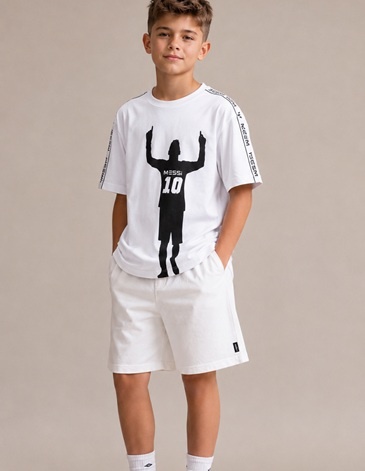 Remera Messi 100% Algodon T4/16 Argentina Mundial MESSI COLLECTIONS