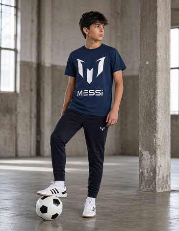 Remera Messi 100% Algodon Argentina Mundial MESSI COLLECTIONS