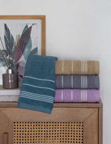 Toallon Prata Chevron SANTISTA PRATA