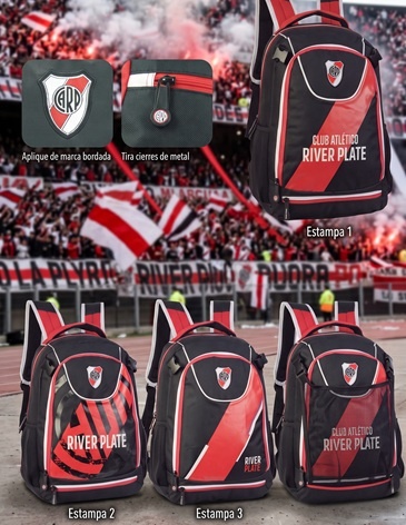 Mochila River 17'' River Plate