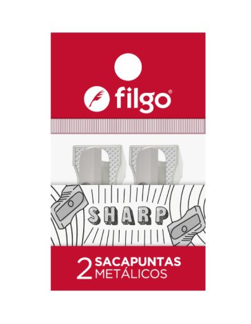 Sacapuntas metalico pinto sharp/Flow Pack x2 FILGO