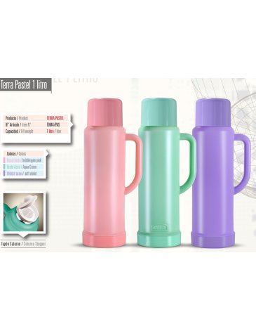 Termo Terra Pastel 1000ml - LUMILAGRO