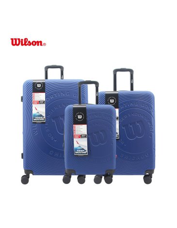 SET VALIJAS ABS AZUL 20