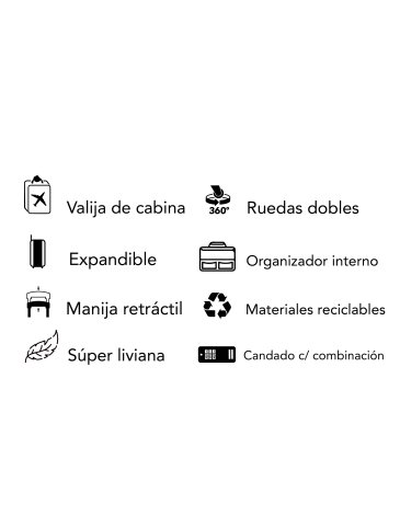 SET VALIJAS ABS AZUL 20''24''28''  - WILSON