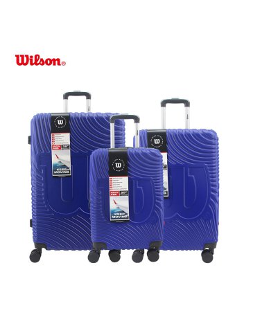 SET VALIJAS ABS AZUL 20