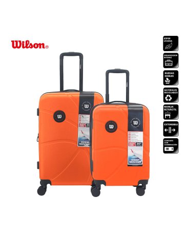 SET VALIJAS NARANJA 20