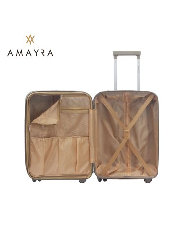 VALIJA CARRY ON 20'' PP TAUPE  - AMAYRA