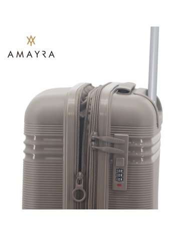 VALIJA CARRY ON 20'' PP TAUPE  - AMAYRA